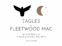 Eagles vs Fleetwood Mac show logo